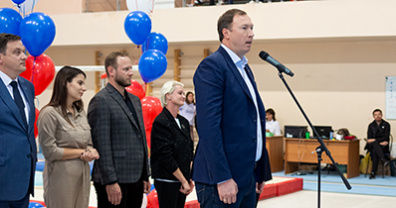 Тарас Хтей принял участие в открытии Всероссийских соревнований по спортивной гимнастике на призы Светланы Хоркиной