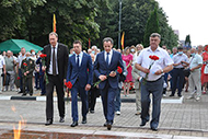 Депутаты облдумы поздравили борисовцев и грайворонцев с днём основания муниципалитетов