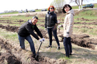 Сотрудники аппарата областной Думы посадили деревья в Белгородском районе